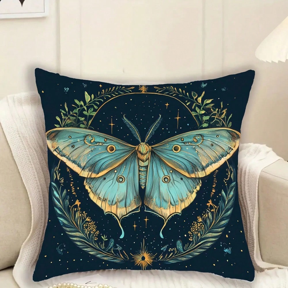 1 peça de capa de almofada boê - Pillow Insert 18X18 avaliação e preço