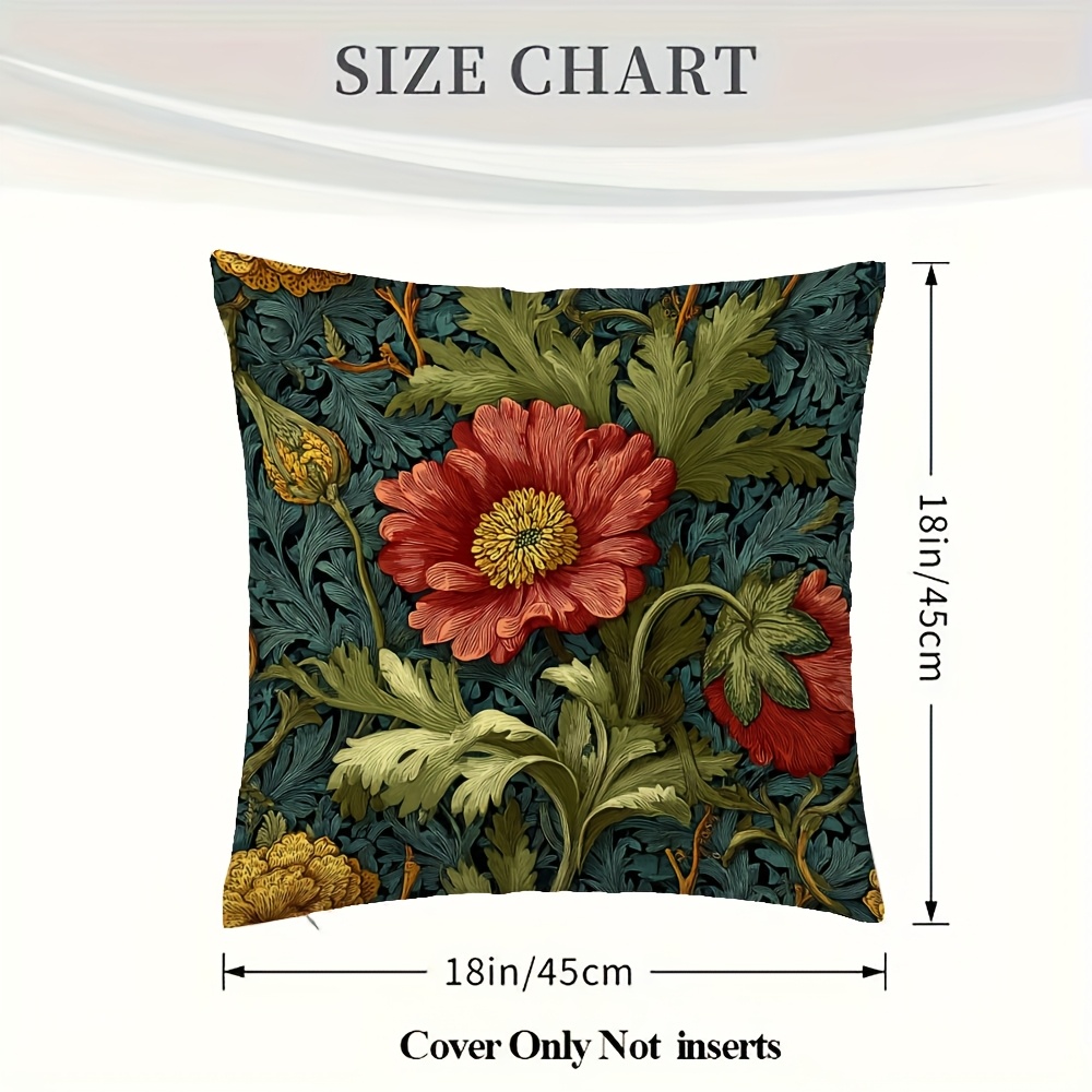 1 peça de capa de almofada dec - Pillow Insert 18X18 avaliação e preço