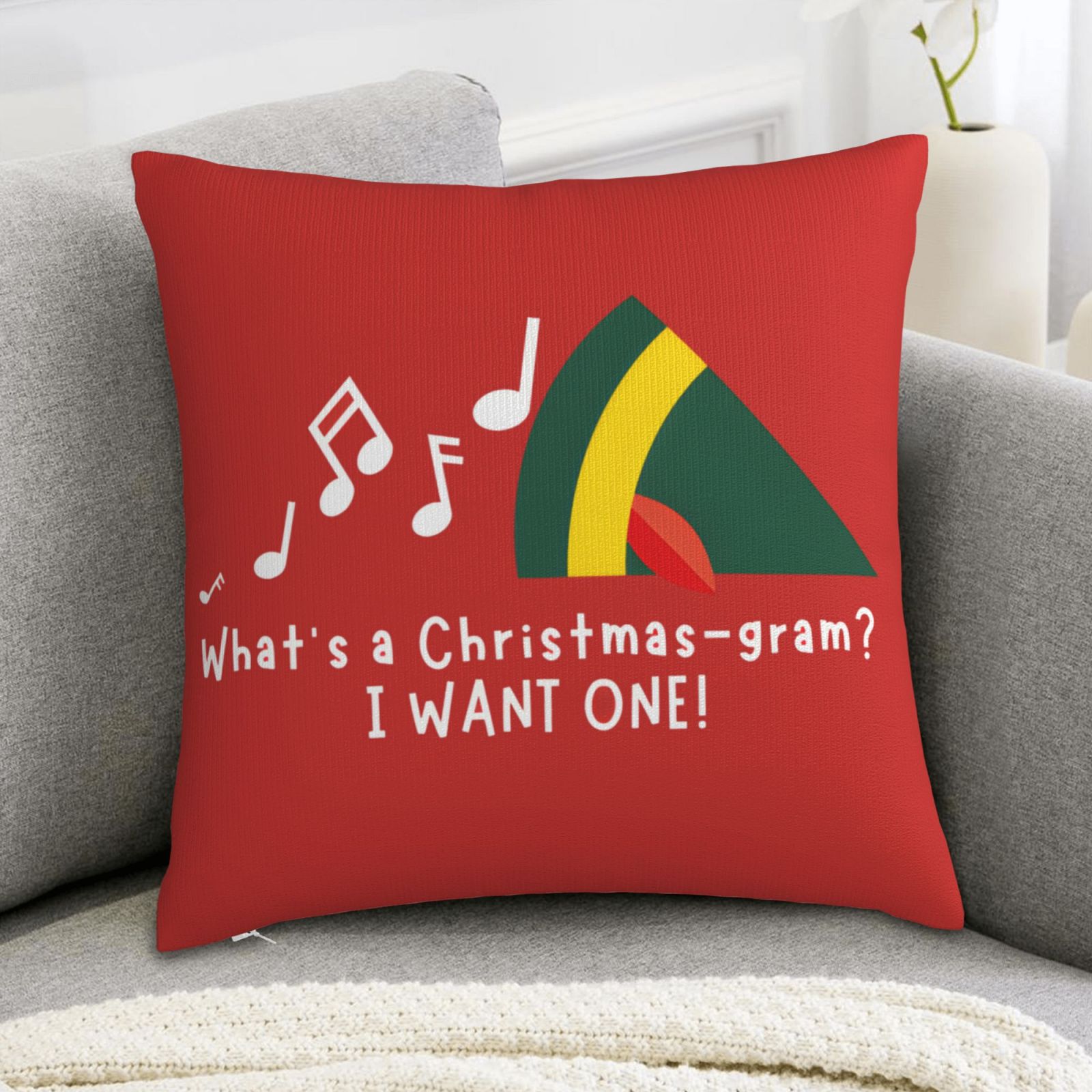 1 capa de almofada de Natal -  - Pillow Insert 18X18 avaliação e preço