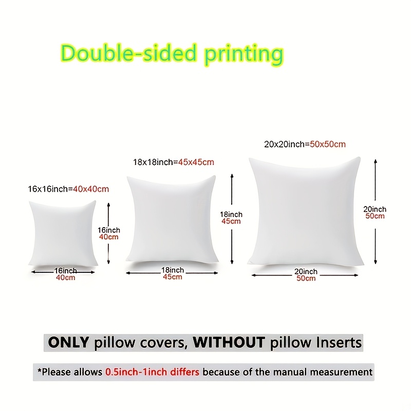 2 capas de almofada de Natal,  - Pillow Insert 18X18 avaliação e preço